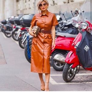 New never worn just tried on, Zara faux leather dress